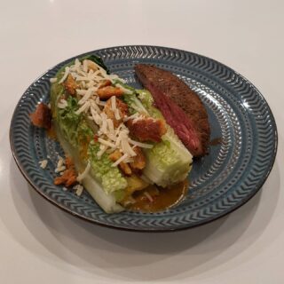You know by now this is one of my favorite days of the month. Working the line with @willowpdx 

Flank Steak alla Florentine and Grilled Romaine on a bed of Broccoli & Basil Pesto

Chefs Doug & John are helping me improve my cooking skills, that's for sure. If you're around Portland, you should give this a try (talking to you @bizzylizziepdx).